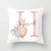 Pillow Cover Decorative Pink Letter Printed Cushion Covers 45*45 Pillowcase Sofa Cushions Polyester Cuscini Decorativi