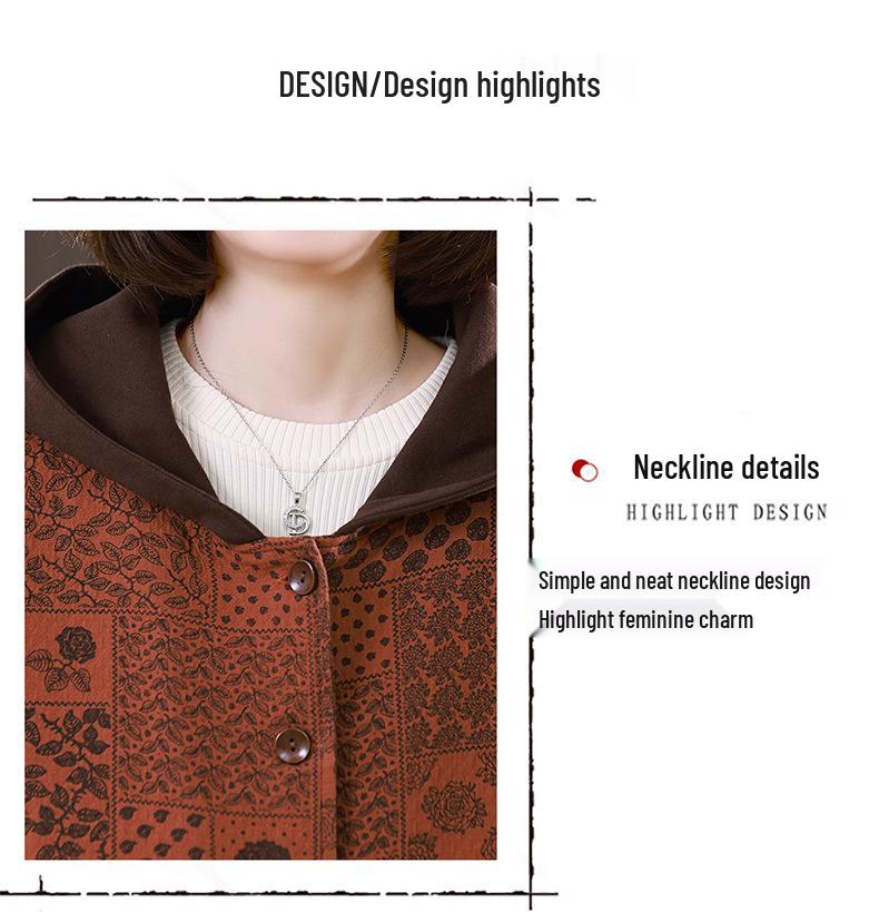 Plus Size Casual Hooded Jacket & Harem Pants Two-Piece Set