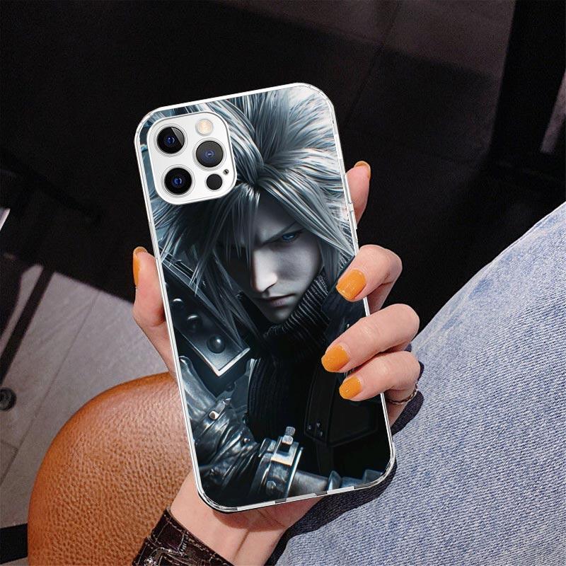 Final Fantasy FF VII Phone Case For iPhone 17 Air 16 Pro Max 16E 15 + 14 Plus 11 12 13 Mini 7 8 SE Gift Print Cover Fundas
