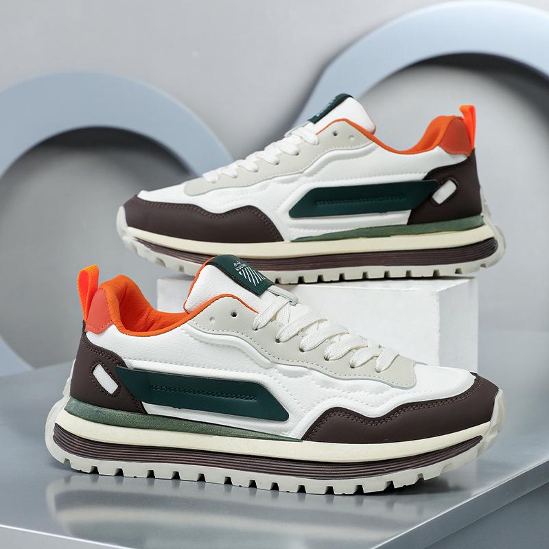 

Зимняя дышащая мужская модная спортивная повседневная обувь 2024 года — удобные универсальные кроссовки Daddy Size 42