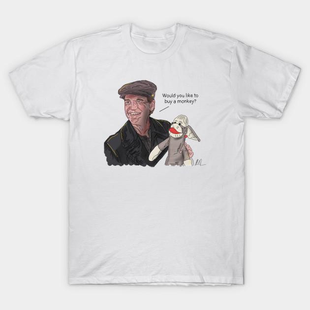 

Men Black Print T-shirt Cabin Boy: David Sells Monkeys No-Cut Transfer Paper Print Cotton Tshirt 4XL білий