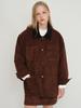 Beirut Suede Mini Skirt Mojave Brown