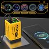 Mecha Style PD240W Fast Charger: 4-USB & 2-Type-C Ports, Compatible with Apple & Huawei Devices