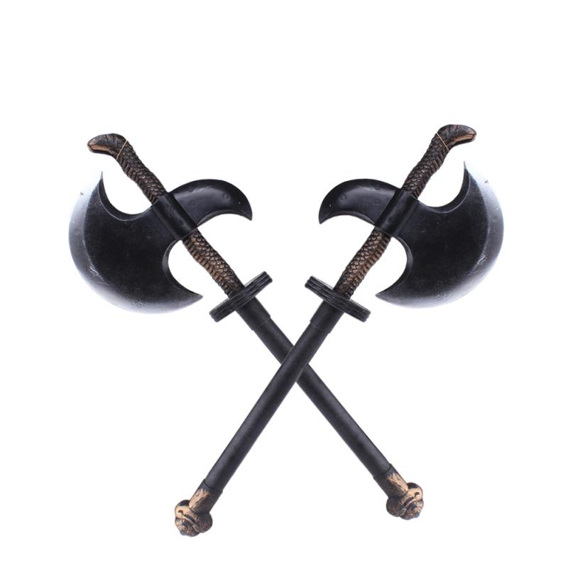 Пластиковый топор для Хэллоуина, реквизит, поддельный топор, вечерние украшения, аксессуары для выступлений Snake axe