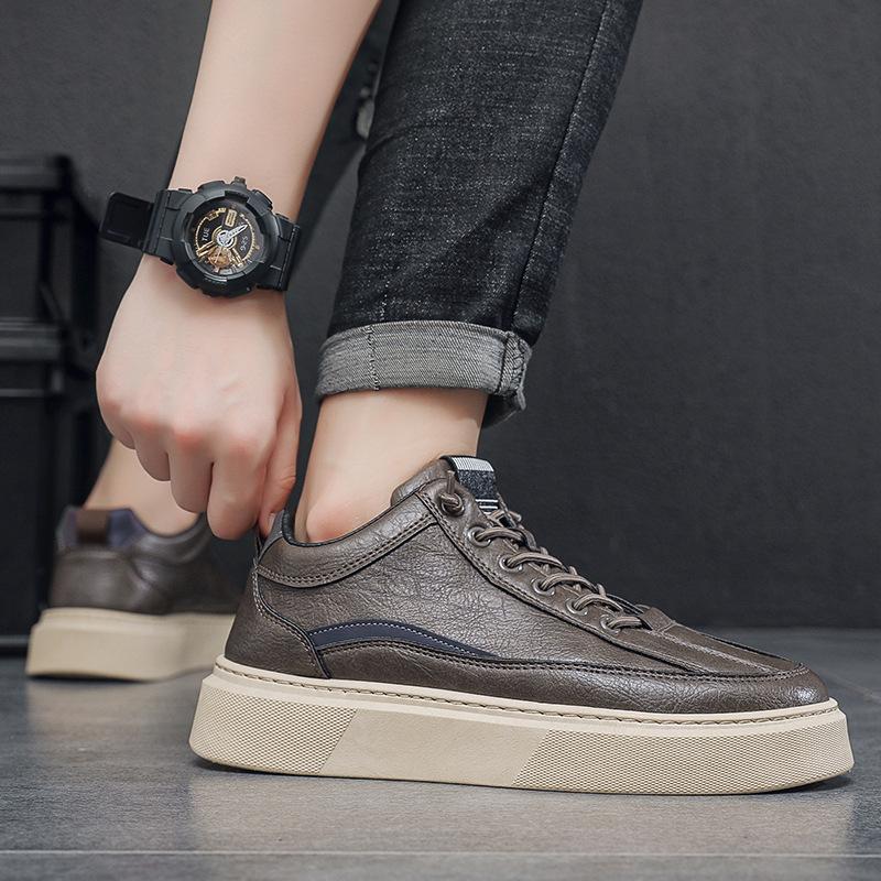 New Luxury Men's Shoes Thick soled Height increasing Soft soled Running Shoes for Youth Outdoor Leisure Sports Shoes sneakers