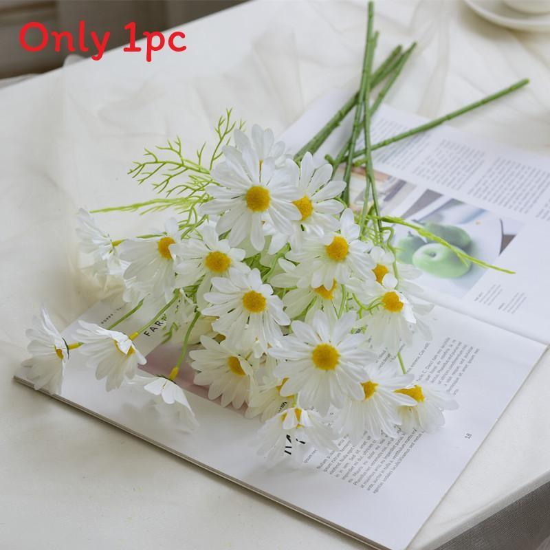 Artificial Bouquet Chamomile For Outdoor Events Home Decor Photography Use