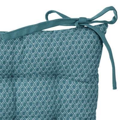 CHAIR CUSHION, Square, 38cm, Blue, Cotton