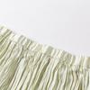 Xiangying Pleated A-Line High-Waist Midi Skirt