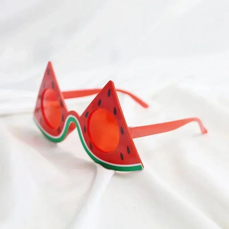 Watermelon Sunglasses Adults Summer Fruit Theme Party Beach Accessories for Boys and Girls Birthday Events Decor