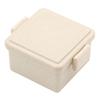 Miyoshi Seisakujyo Square Gelato Plain Lunch Box Chocolate 11 X X Single Features an Easy Clip and Buckle Suitable for and Other Microwave and