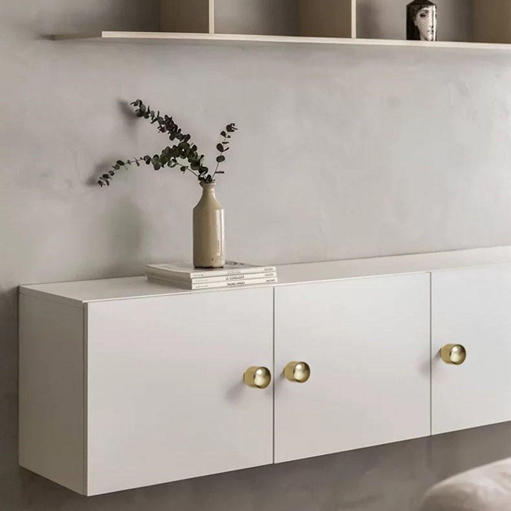 Aluminum Alloy Door Handles Gold Brushed Drawer Knobs Modern Cabinet Pulls Furniture Hardware