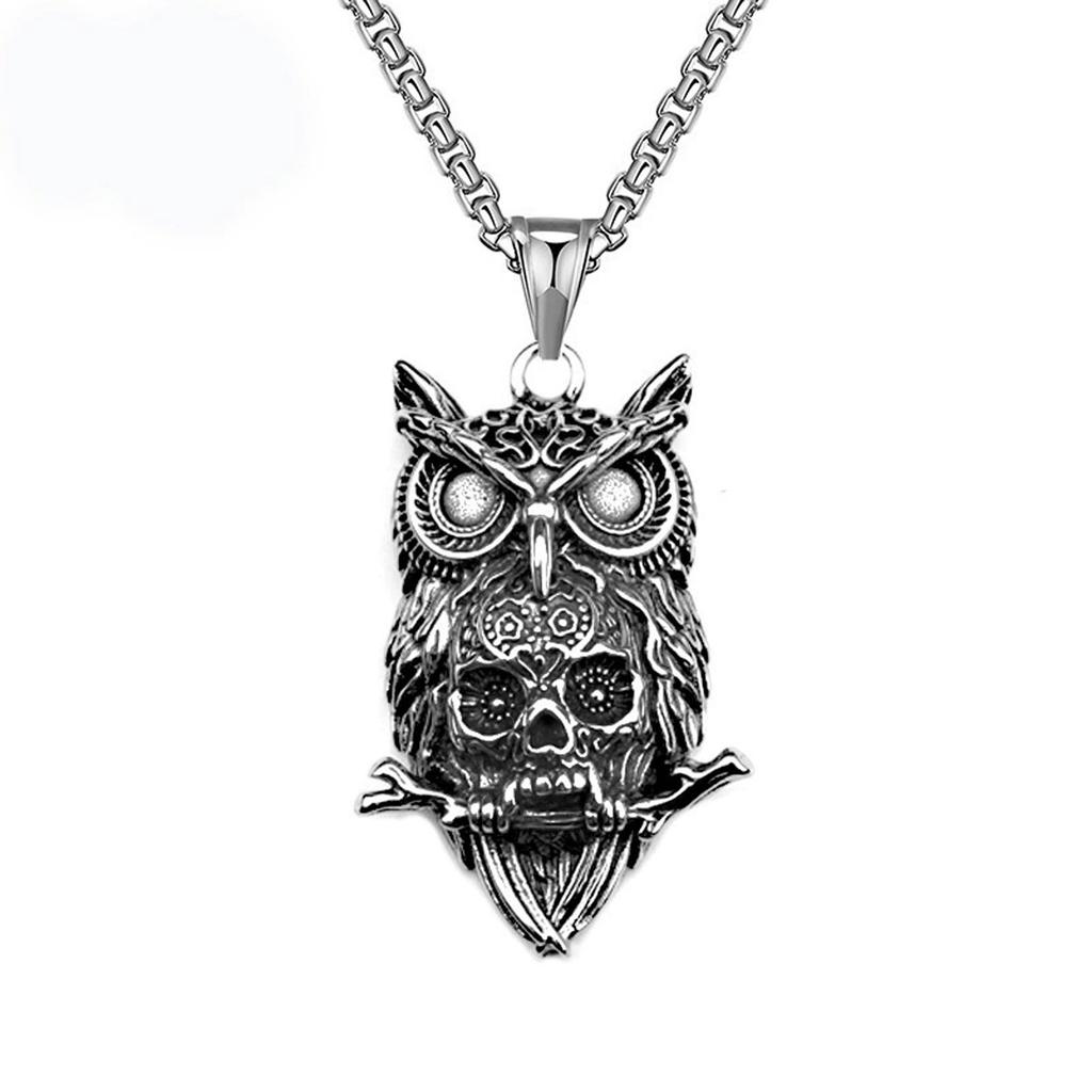 Men's Hip Hop Pendant Necklace with Design, Stainless Chain