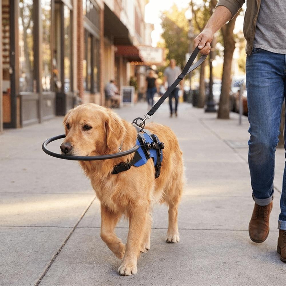 Breathable Blind Dog Safety Bumper Reflective Blind Dog Harness Pet Collision Collar  Pet Safety