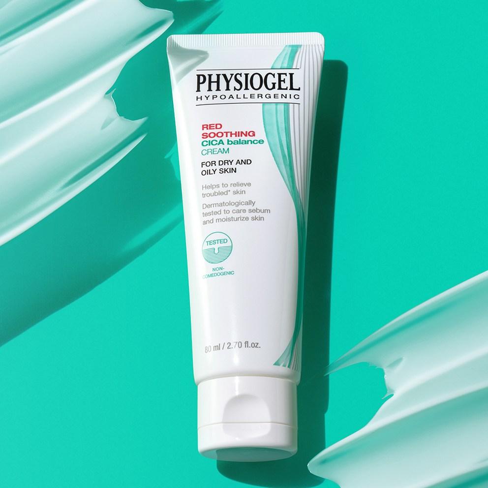 [Physiogel] Red Soothing Cica Balance Cream, 80ml, 1ea