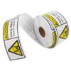 1 Roll Team Lift Labels Heavy Duty Warning Stickers for Logistics Packaging Caution Stickers Per Roll Essential for Safe Transportation Warehouse