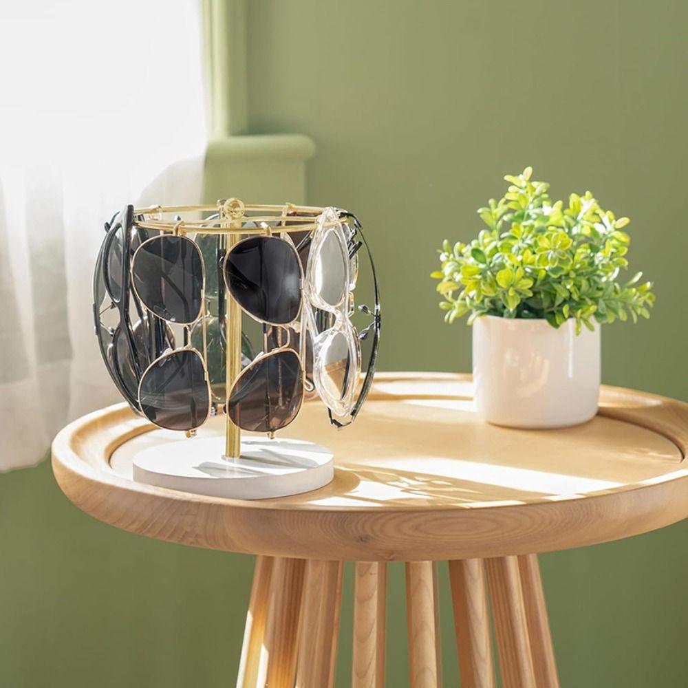 Prostorově úsporný stojan na brýle Kovový stojan na brýle Organizér na brýle Stojan Ložnice