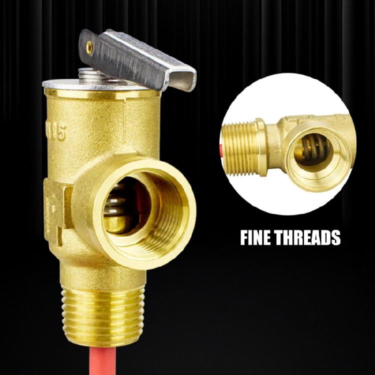 Heavy Type Brasses Pressures Relief Valves for Hot Water Systems Auto Relief Valves Pressure Reducing Regulator