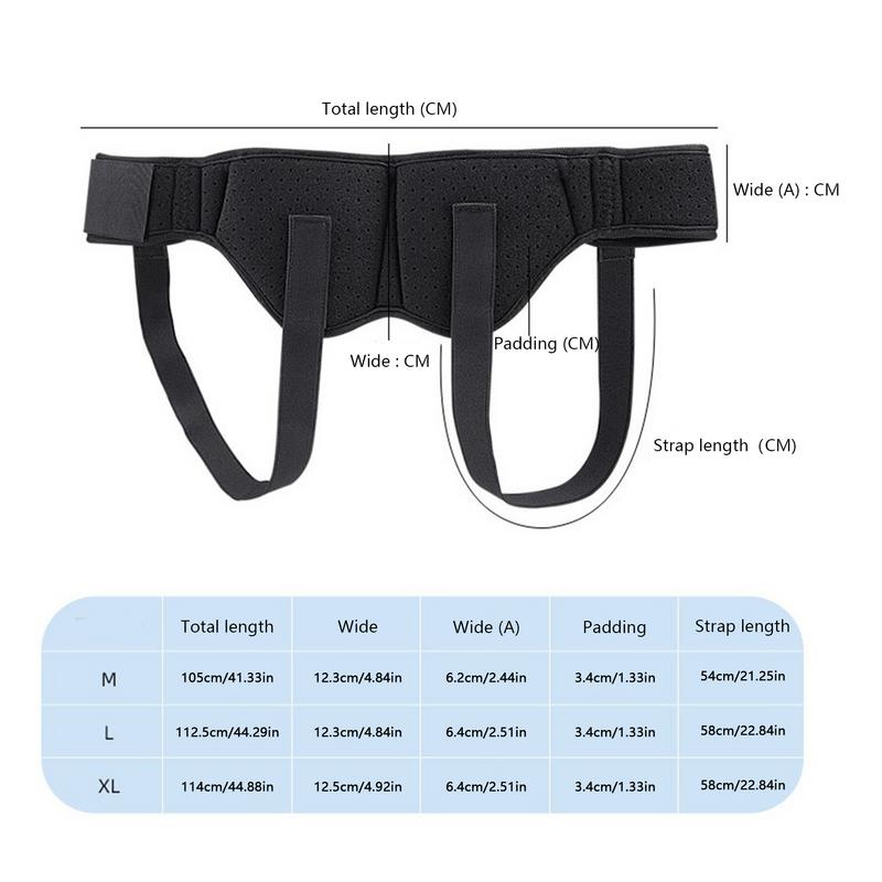 Abdominal Belt For Men Inguinal Support Truss Belt Adjustable Groin Straps Abdominal Support Binder Double Waist Strap Guard Man