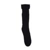 Thin Fashion Letter Print Black Gothic Women High Knee Socks Japanese Hosiery Silk Stockings Nylon