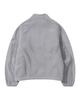 Themuseumvisitor Fleece Raglan Full Zip-Up (Grey)