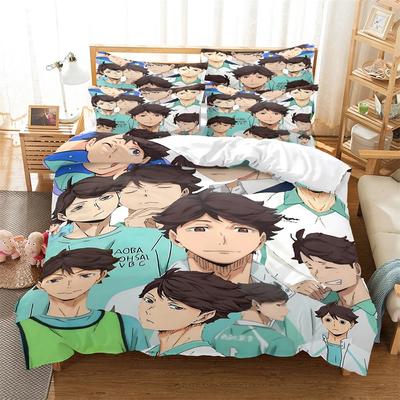 Colección de Ropa de Cama de Personajes de Anime Colección de Fundas Nórdicas Ropa de Cama 3D Impresión Digital Con Ropa de Cama Colección de Ropa de Cama Tamaño Queen Diseño de Moda