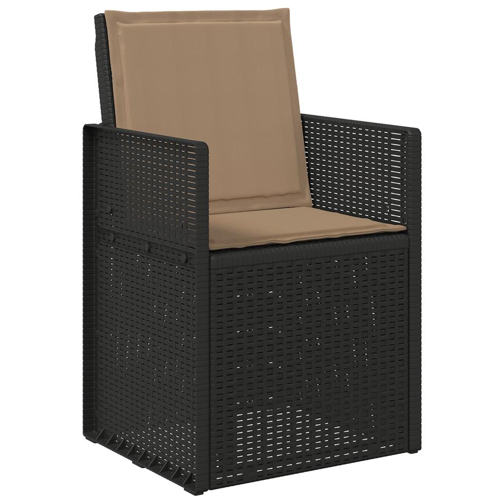 Seat and Back Cushions 2 Pcs Taupe 47 X 45 X 2 Cm Polyester