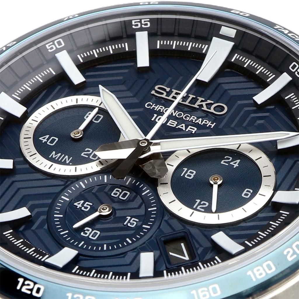 SEIKO ESSENTAILS Chronograph Quartz Watch SSB445P1, Men's (Overseas Model) [ d]