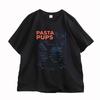 T-shirt Pasta Pups Donna Unisex Divertente Dachshund Magliette Cibo Italiano Manica Corta T-shirt Casual Girocollo Manica Corta