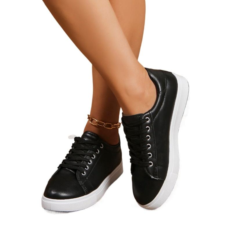 Fashion 2025 High Quality Ladies Shoes Lace-up Women's Vulcanize Shoes Fashion Outdoor Slip-Resistant Casual New Versatile Sneakers