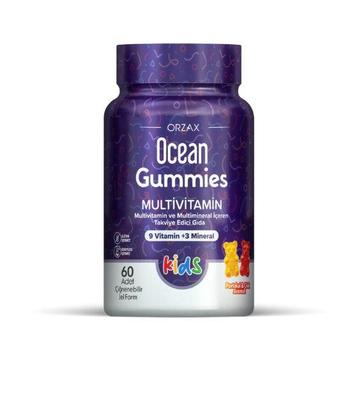 Ocean Gummies Multivitamin For Kids 60 Chewable Gel Form