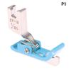 1 PZ Piedino premistoffa per bordo in plastica SP-18 piedino premistoffa per linea incorporata macchina piana piedino premistoffa per bordo tendine di manzo in plastica accessori per cucito