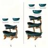 2/3 Layer Fruit Plate Home Living Room Plastic Snack Dish Creative Modern Dried Fruit Basket Candy Dish Cake Stand Salad Bowl