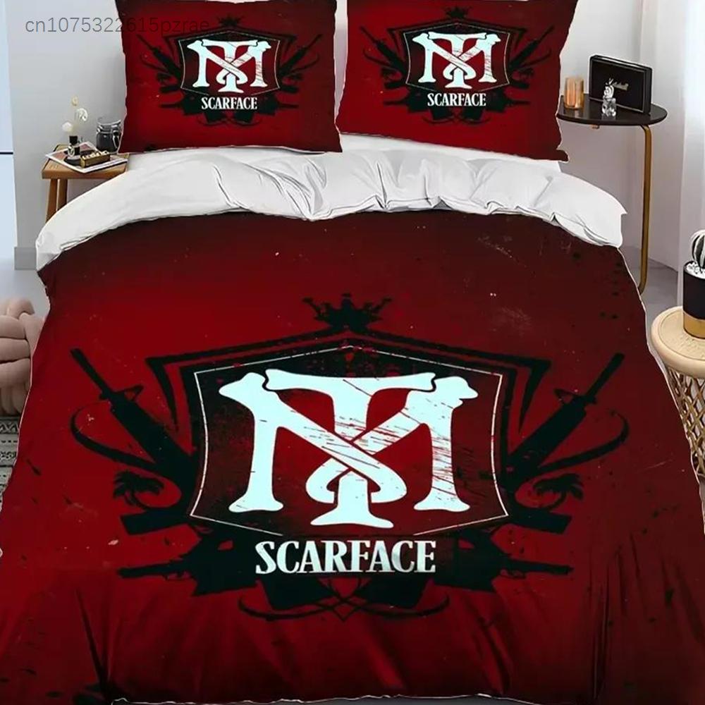 New 3D Print Movie Scarface Tony Bedding Set Bedroom Soft Modern Bedspreads Comefortable Duvet Cover Quilt Cover And Pillowcase