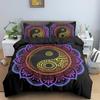 Colorful Seven Chakras Buddha Mandala Duvet Cover Indian Buddhism Theme for Women Men Teens for Bedroom Decorations Queen King