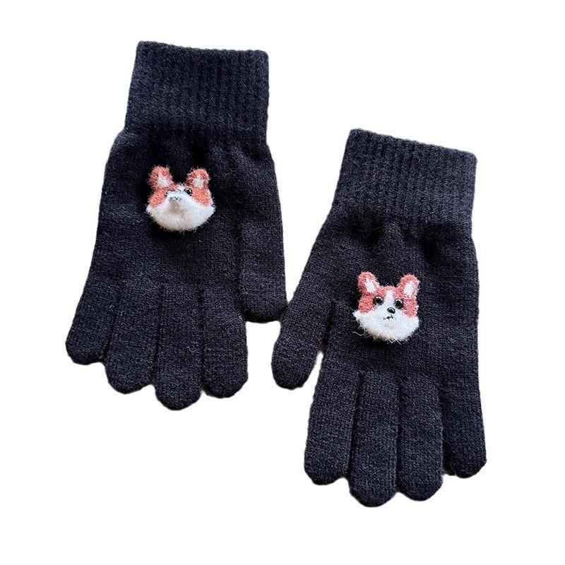 Knitted Animal Pattern Gloves For Winter Warmth And Style