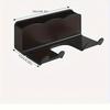 1pc No-Punch ABS Hair Dryer Holder - Easy Wall Mount, Space-Saving Bathroom Organizer, Safe & Stylish Design for Hassle-Free Grooming