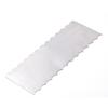 1pcs Stainless Steel Cake Scraper Double Sided Patterned Edge Pastry Comb Smoother Cake Decorating Tools for Mousse Butter Cream