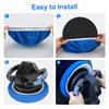 10Pcs 10Inch Car Polishing Pad Auto Soft Microfiber Bonnet Polisher Soft Wool Wax Wash Buffer Cover Cleaning Tools Accessories
