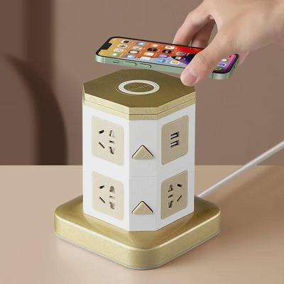 Vertikale drahtlose Multifunktions-USB-Steckdose mit kreativem Design