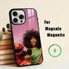 Moderne S-SZA-A Sänger Handyhülle für iPhone 17,16,15,14,13,12,Plus,Pro,Max für Magsafe Magnetisches Kabelloses Laden