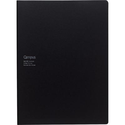 KOKUYO Notebook Cover with Document File, 1 Campus Notebook Included, Black No-613B-D