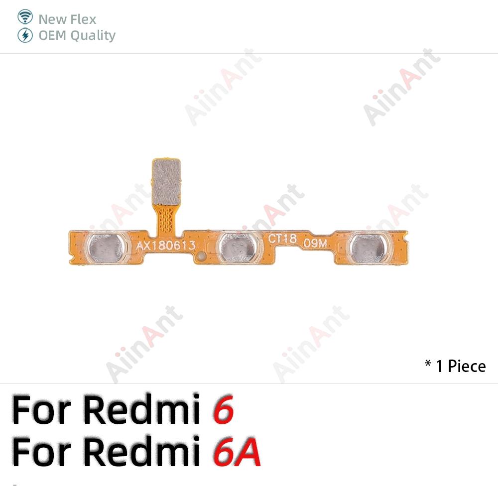OEM Up Down Button Mute key Switch On Off Volume Power Flex Cable For Xiaomi Redmi Note 6 7 8 9 7A 9A 9T 8T 9s 9C 9i Pro Max 5G