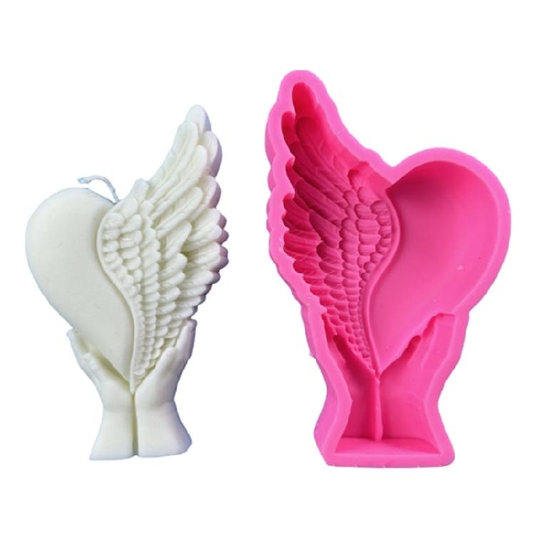 Cute Love Heart Candle Silicone Mould Resin Molds DIY Soap Molds Baking Molds