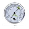 Home Indoor Thermometer Mini Electronic Hygrometer Pointer Type Thermometer and Hygrometer Golden Thermometer and Hygrometer