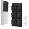 Mesh Pockets Hanging Organizer  6 Grids Wall-mounted Sundries Organiser Closet Storage Mesh Bag Pocket  Hanging Over The Door