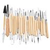 Set di 42 Pezzi di Strumenti per Artigianato in Ceramica e Argilla, Kit Combinato di Strumenti per Modellare, Intagliare e Scultura
