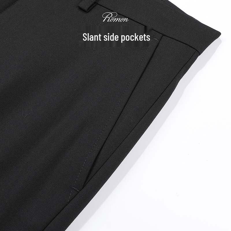 ROMON Men's Comfortable Business Suit Pants ZBW66X30199