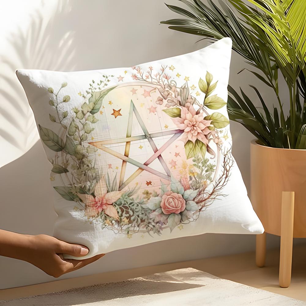 Nordic Midsummer Festival Pillow Case Linen Cushion Covers For Decorative Sofa Home Pillows Case Car Chair Pillows Cases