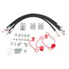 2PCS 3 Way Diverter Valves with Quick Connectors 31 Inch Flexible Hoses for 12 Ton Chinese Mini