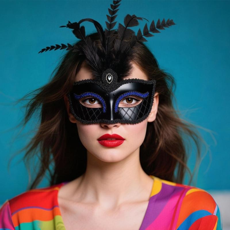 Masquerades Mask Venetians Halloween Costume Mask Mardi Gras Mask Cosplay Party Costume Props Dance Wedding Party Mask